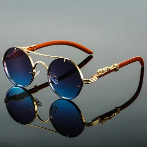 Theo - Ornate Round Sunglasses