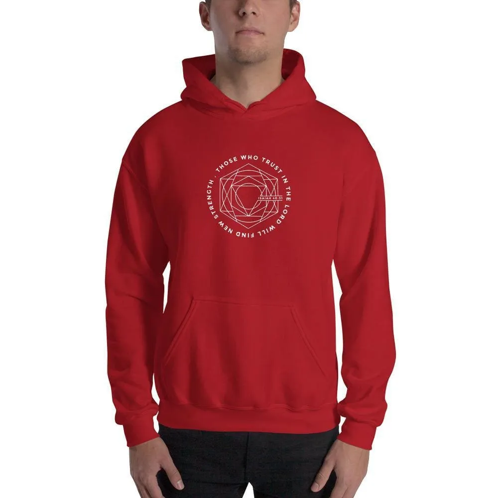 Those Who Trust in the Lord Will Find New Strength Christian Hoodie Sweatshirt