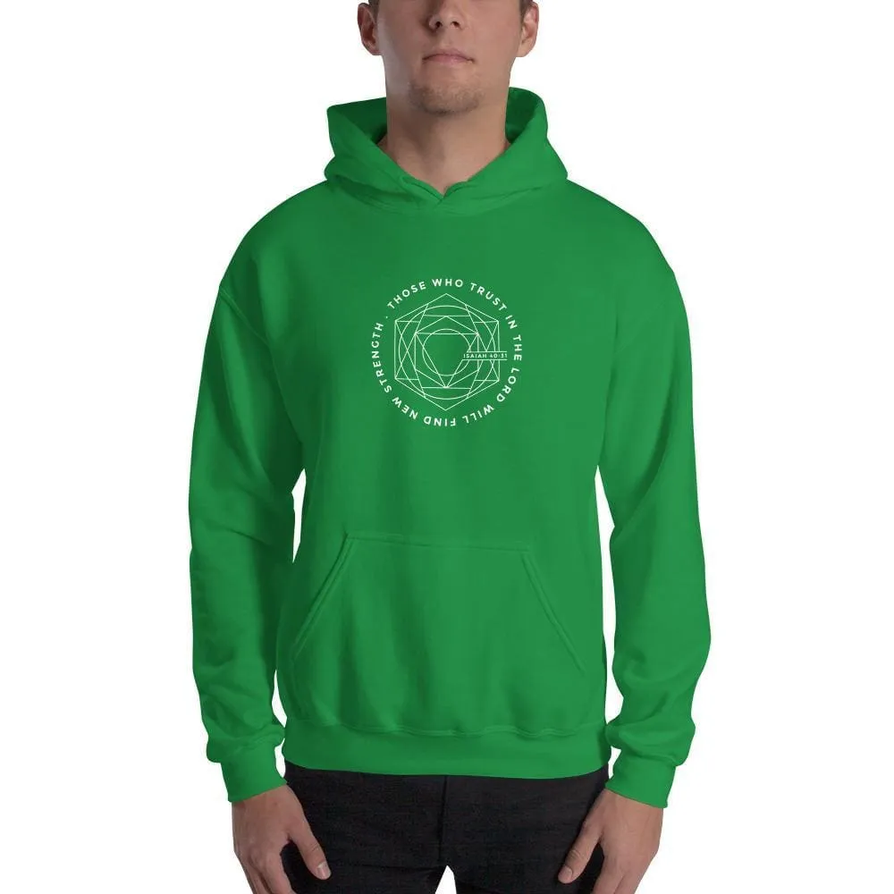 Those Who Trust in the Lord Will Find New Strength Christian Hoodie Sweatshirt