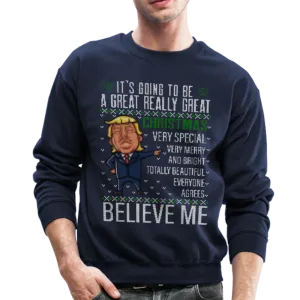 Trump Really Great Christmas Sweather Crewneck Sweatshirt (CK1641)