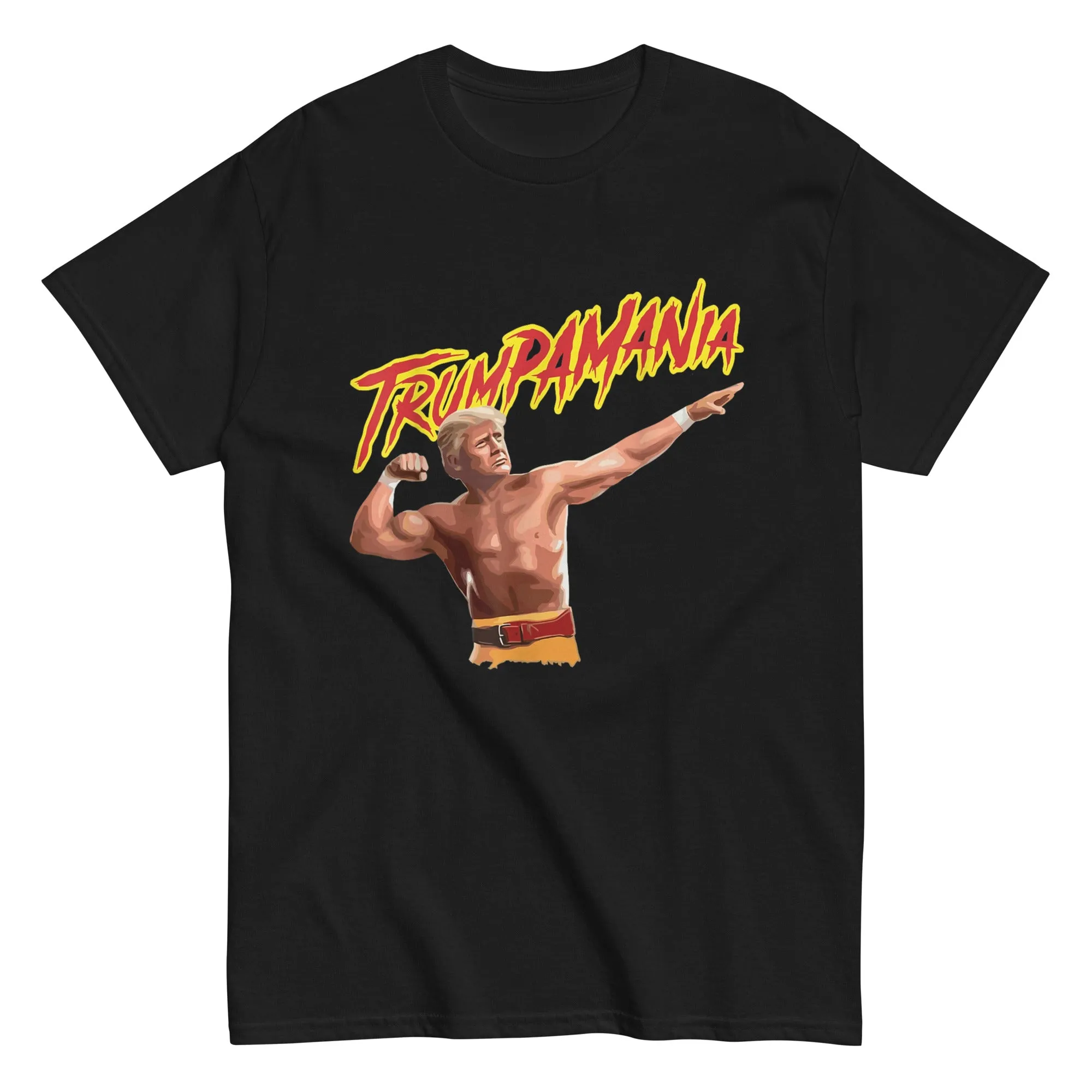 Trumpamania Shirt Trump Wrestling T Shirt Republican Mens Meme Gold White xl xxl