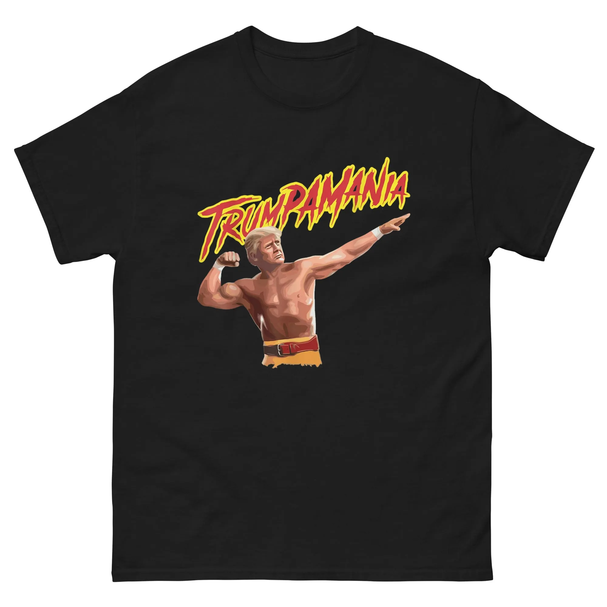 Trumpamania Shirt Trump Wrestling T Shirt Republican Mens Meme Gold White xl xxl