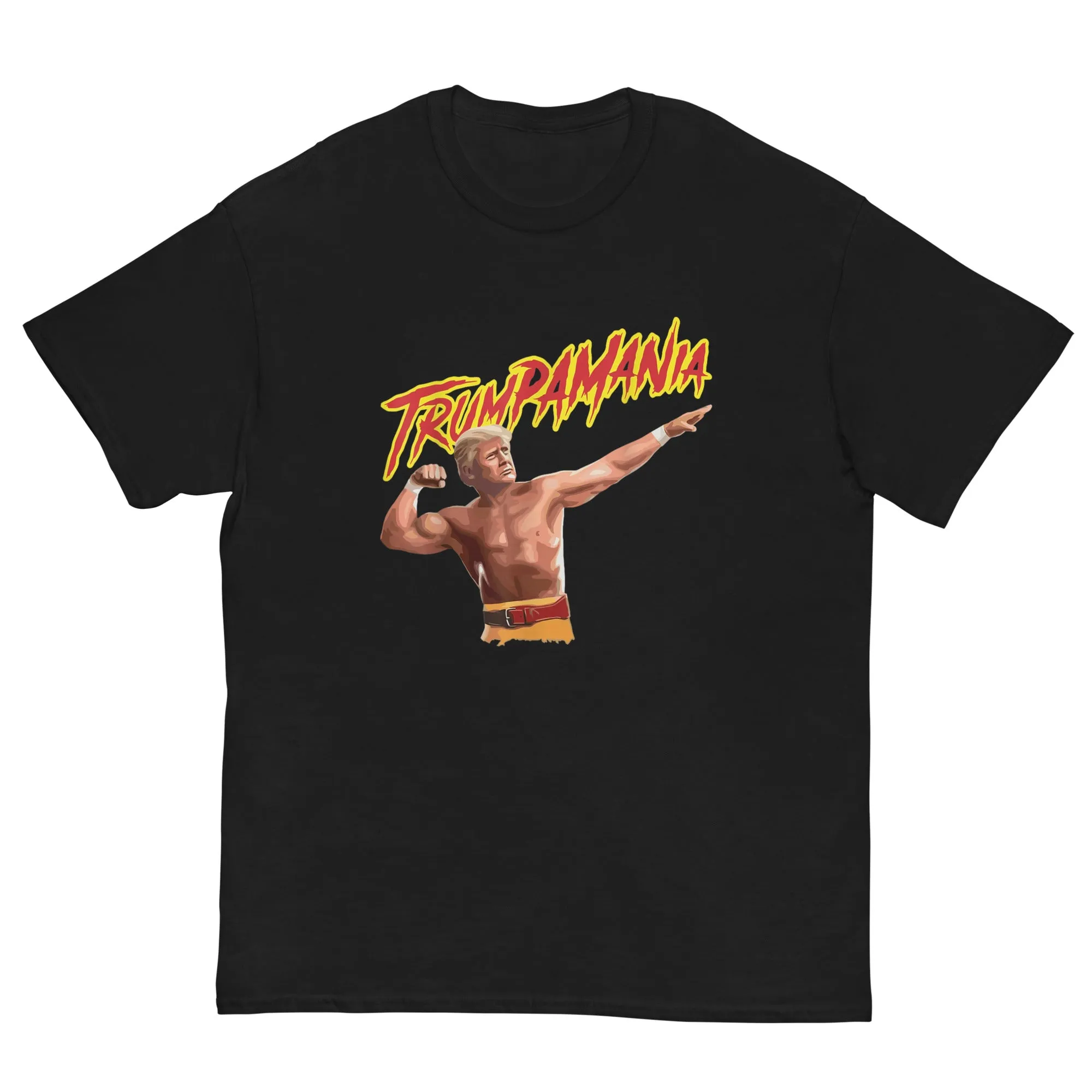 Trumpamania Shirt Trump Wrestling T Shirt Republican Mens Meme Gold White xl xxl