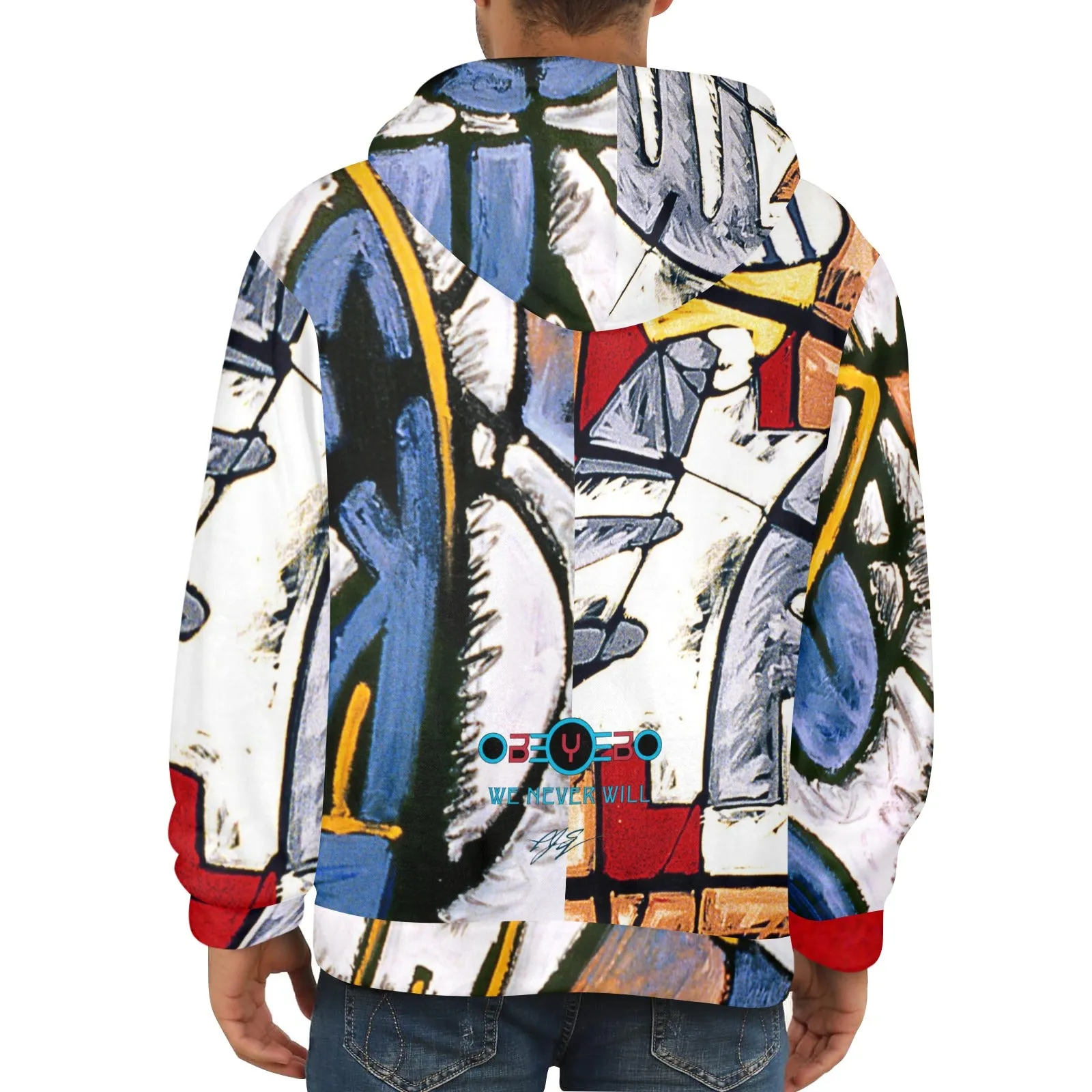 Twilight Nassau Men's Flannel Hoodie