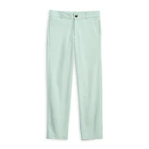 Twill Boy's Slim Pant -- Mint Twill