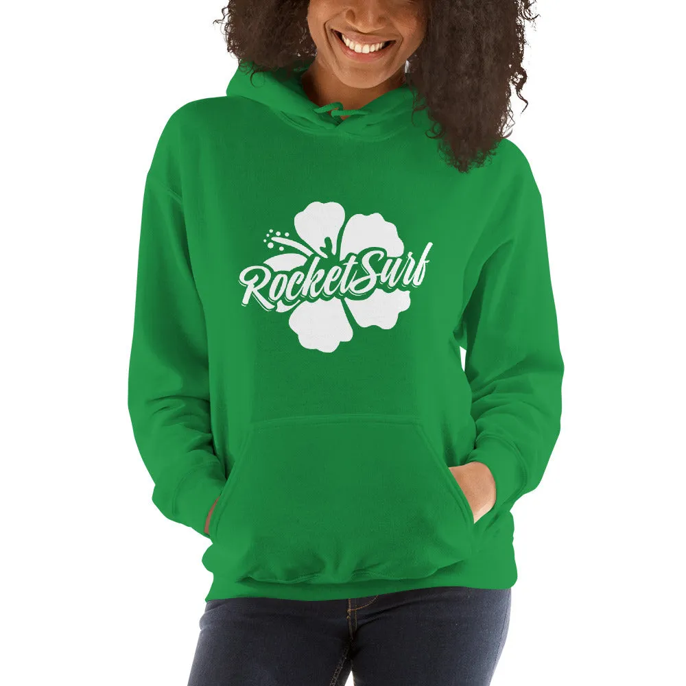 Unisex Hoodie White Flower