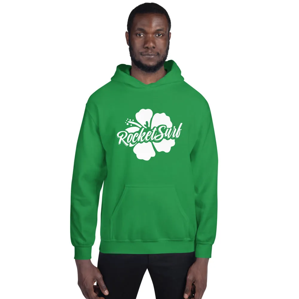 Unisex Hoodie White Flower
