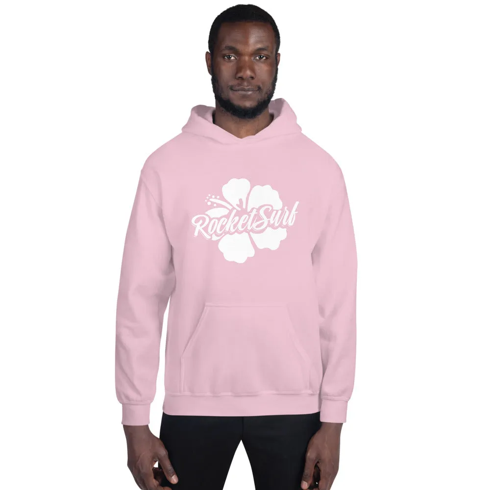 Unisex Hoodie White Flower
