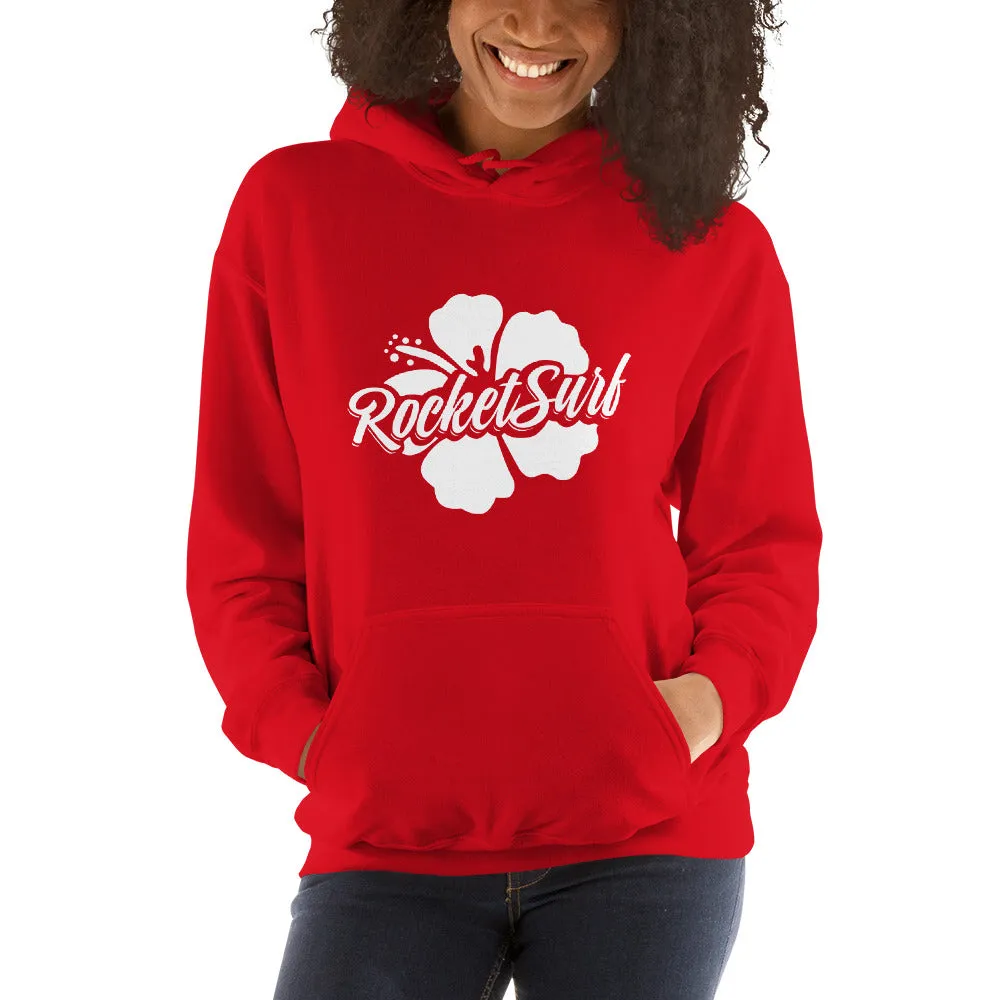Unisex Hoodie White Flower