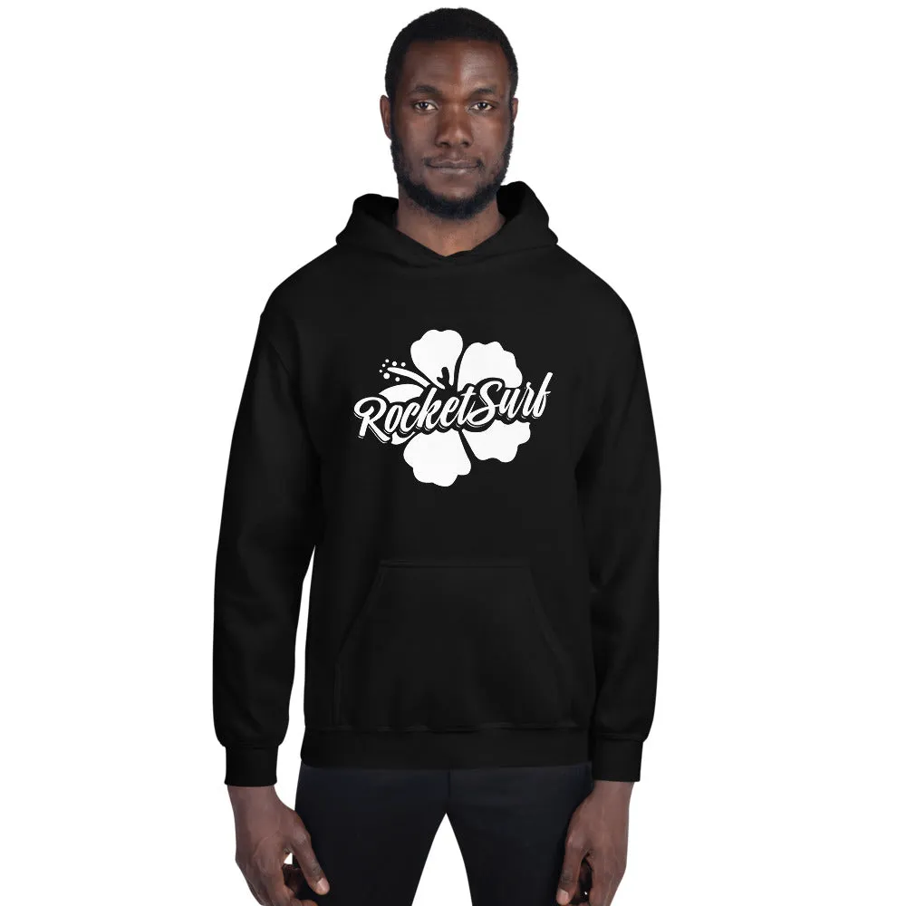 Unisex Hoodie White Flower