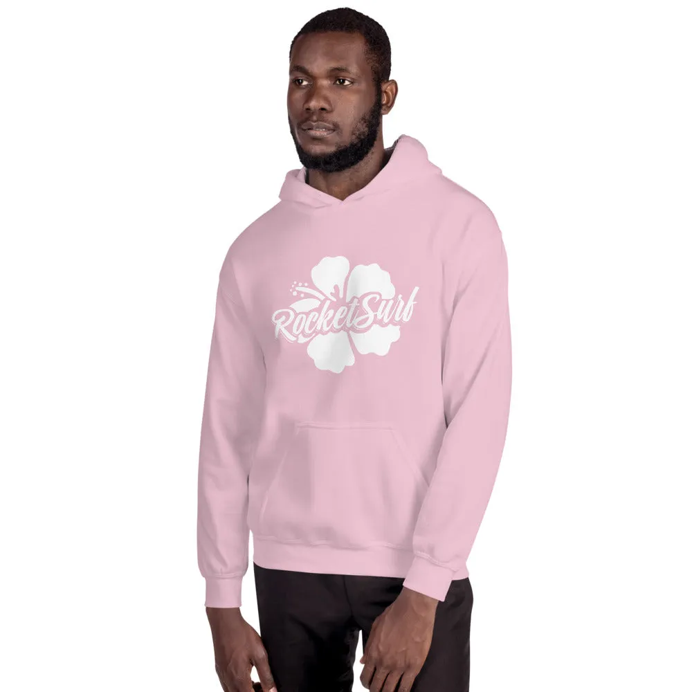 Unisex Hoodie White Flower