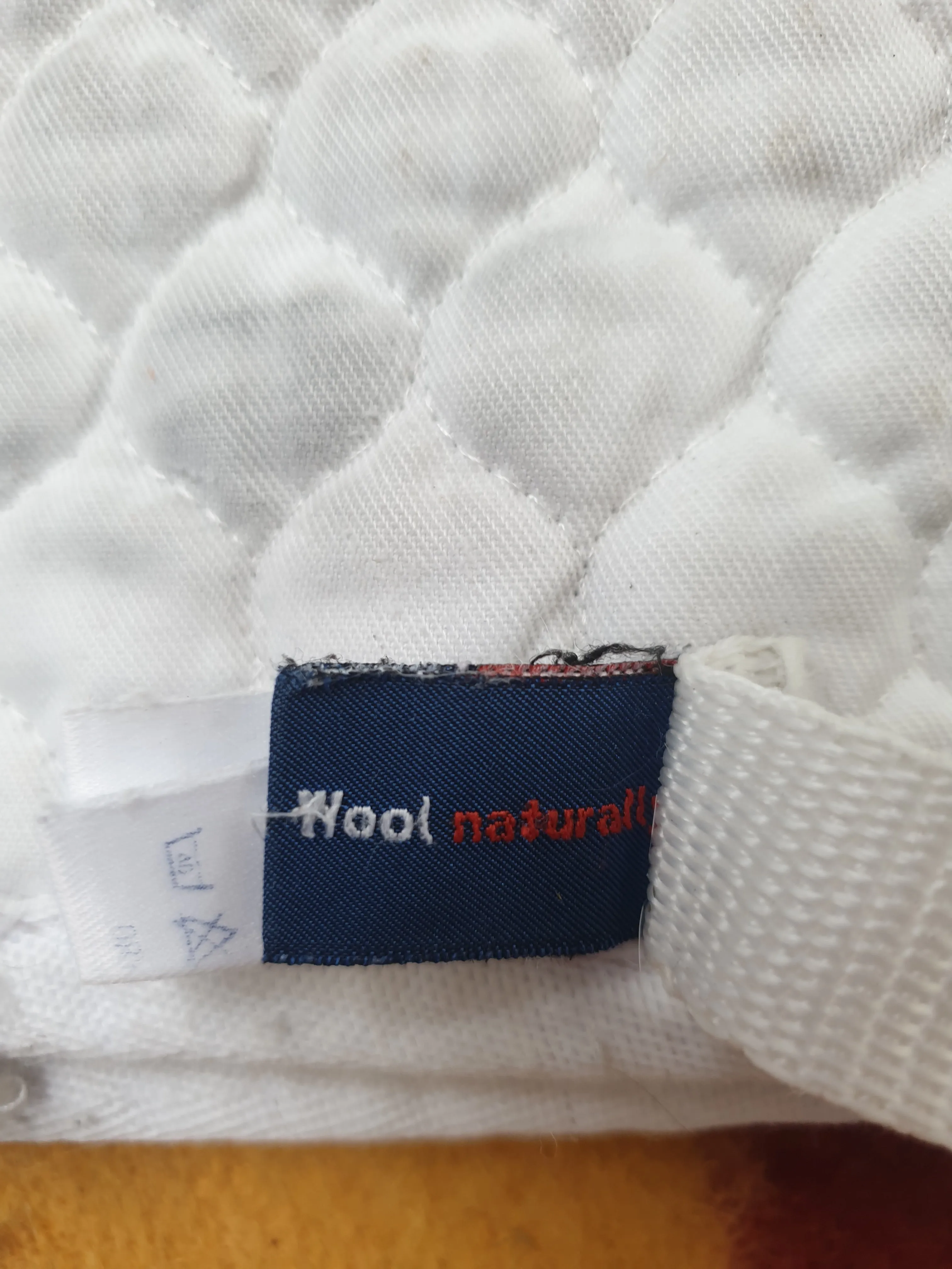 Used Griffin Hi Wither white saddle pad FREE POSTAGE ✅