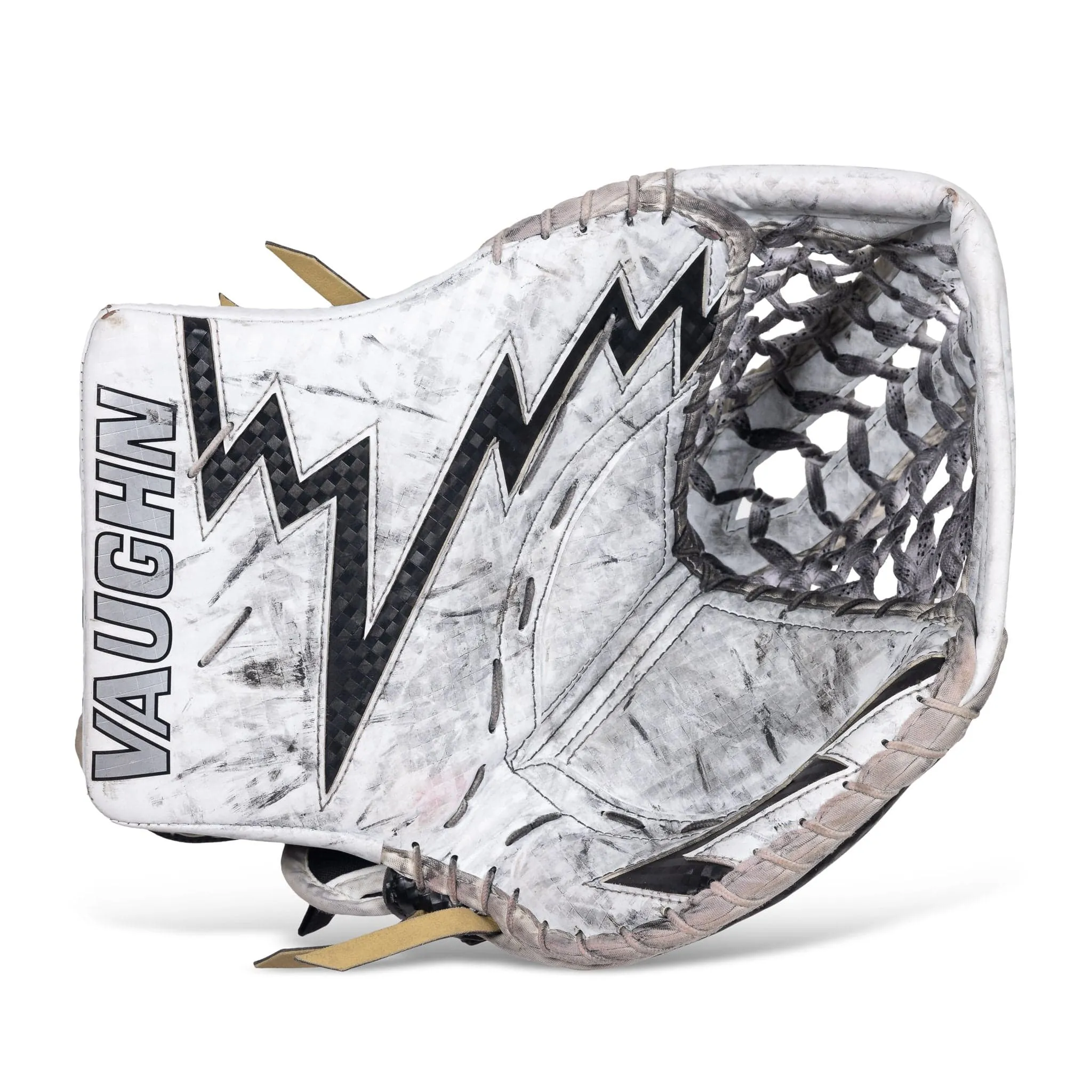 Vaughn Velocity V9 XP Pro Carbon Senior Goalie Catcher - Pro Stock Iceberg Graphic