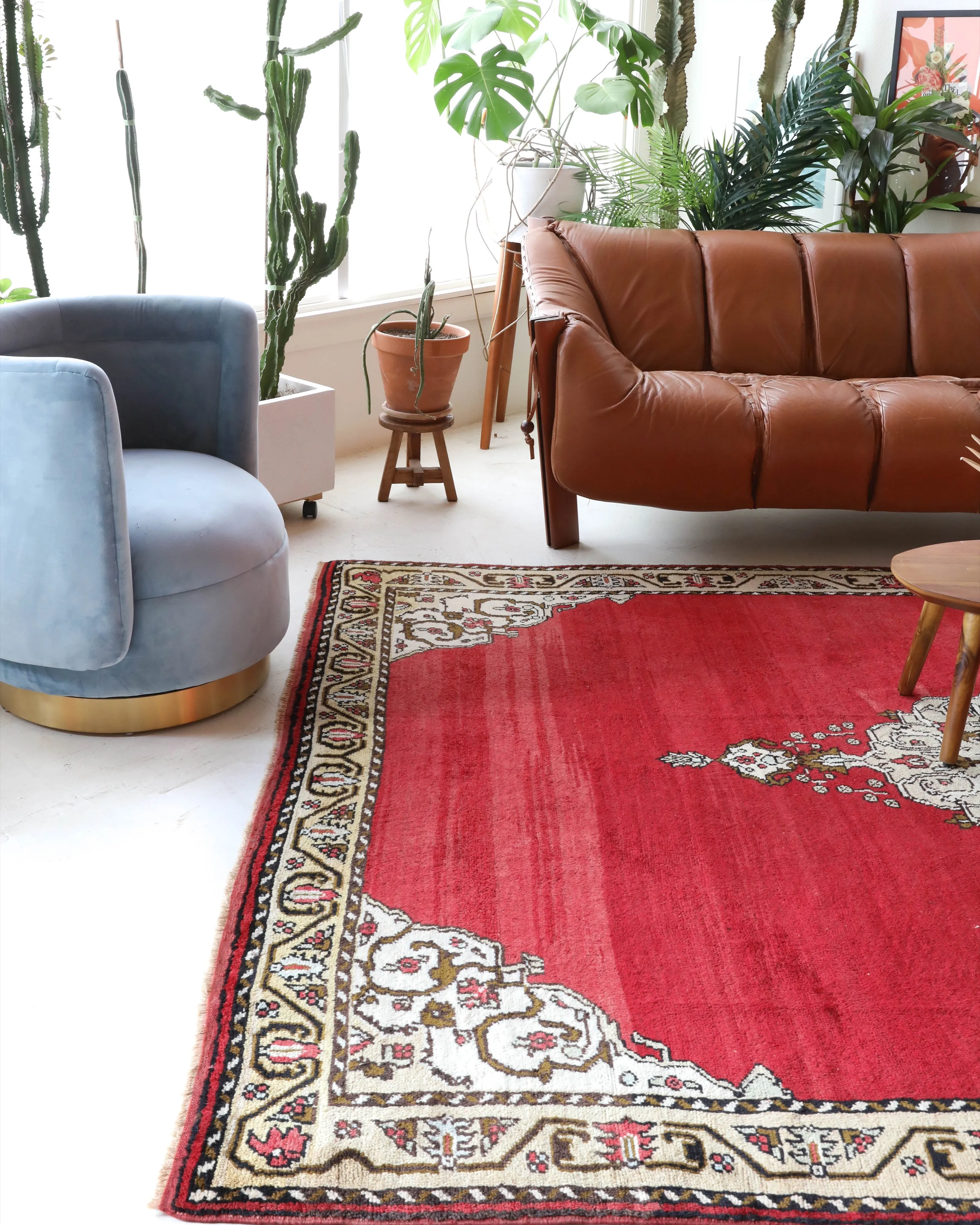 Vintage Canakkale Avunya Rug 6'10"x9'6"