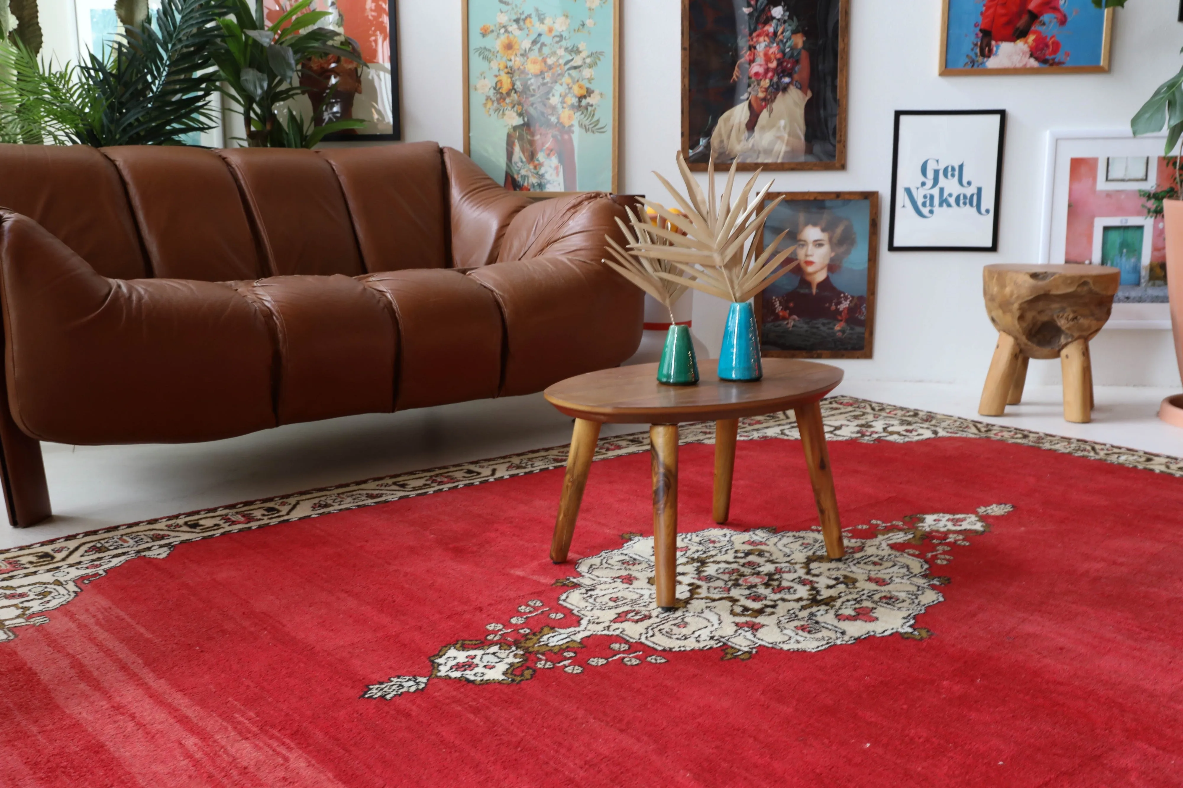 Vintage Canakkale Avunya Rug 6'10"x9'6"