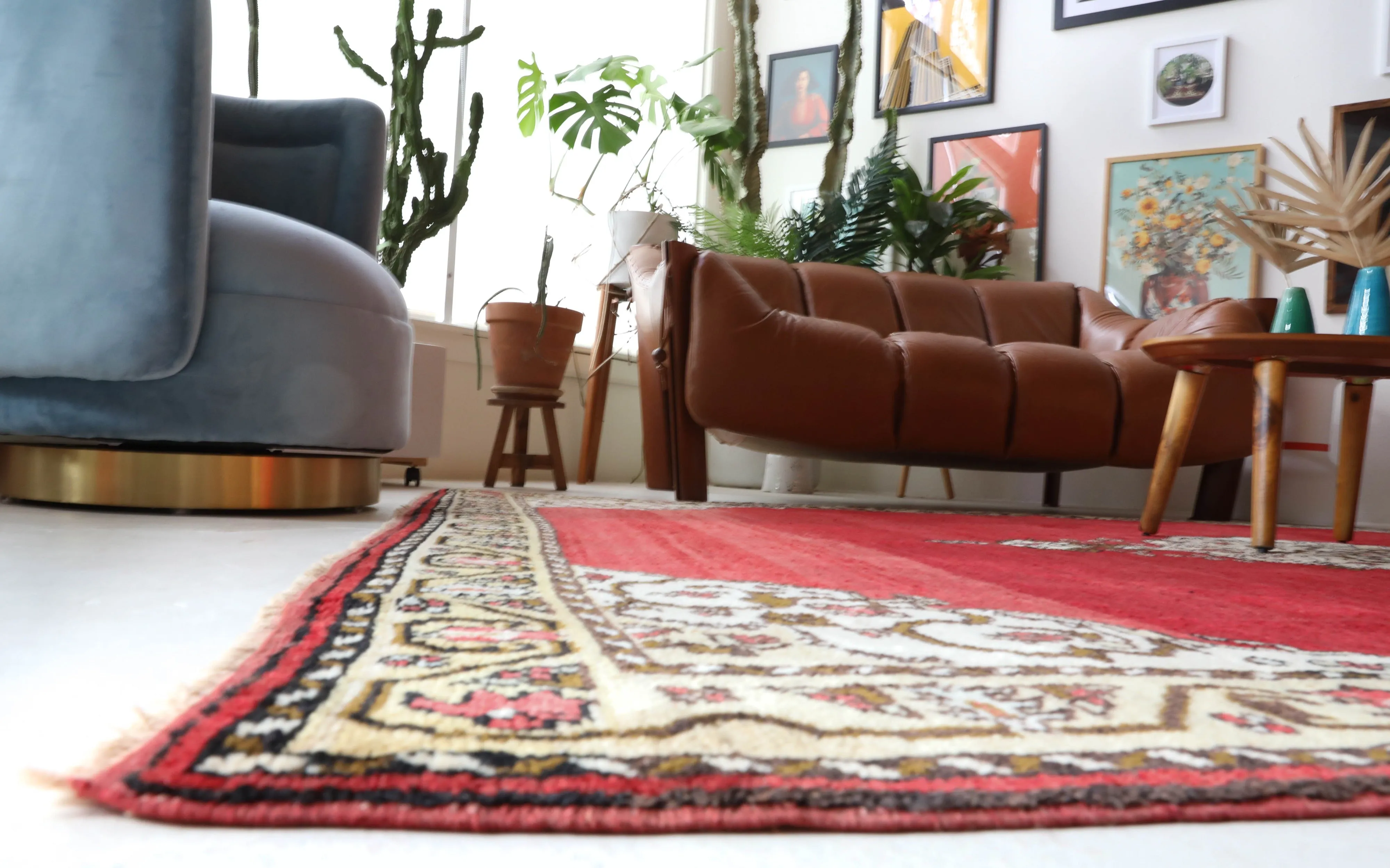 Vintage Canakkale Avunya Rug 6'10"x9'6"