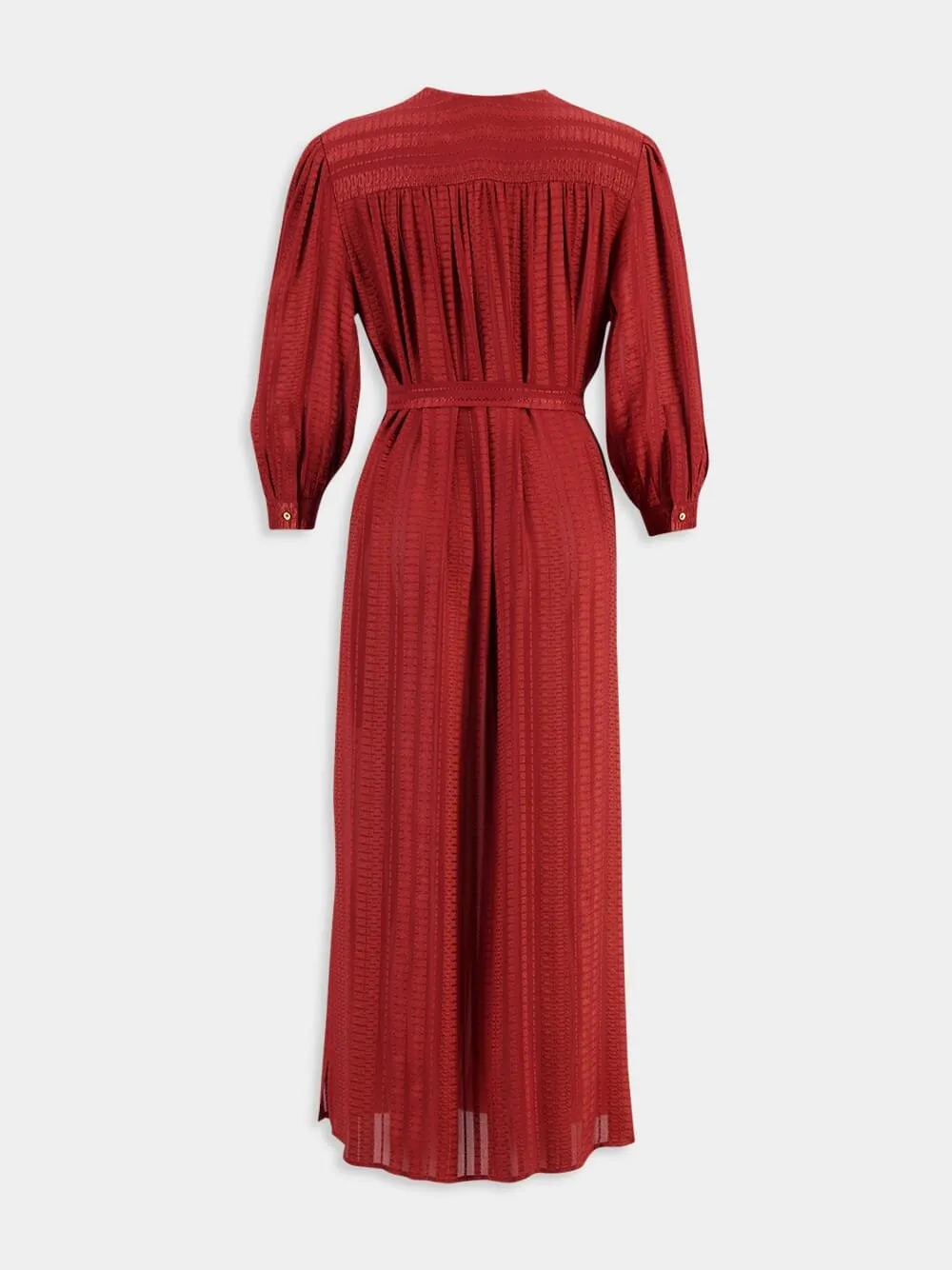 Violetta Silk Midi Dress