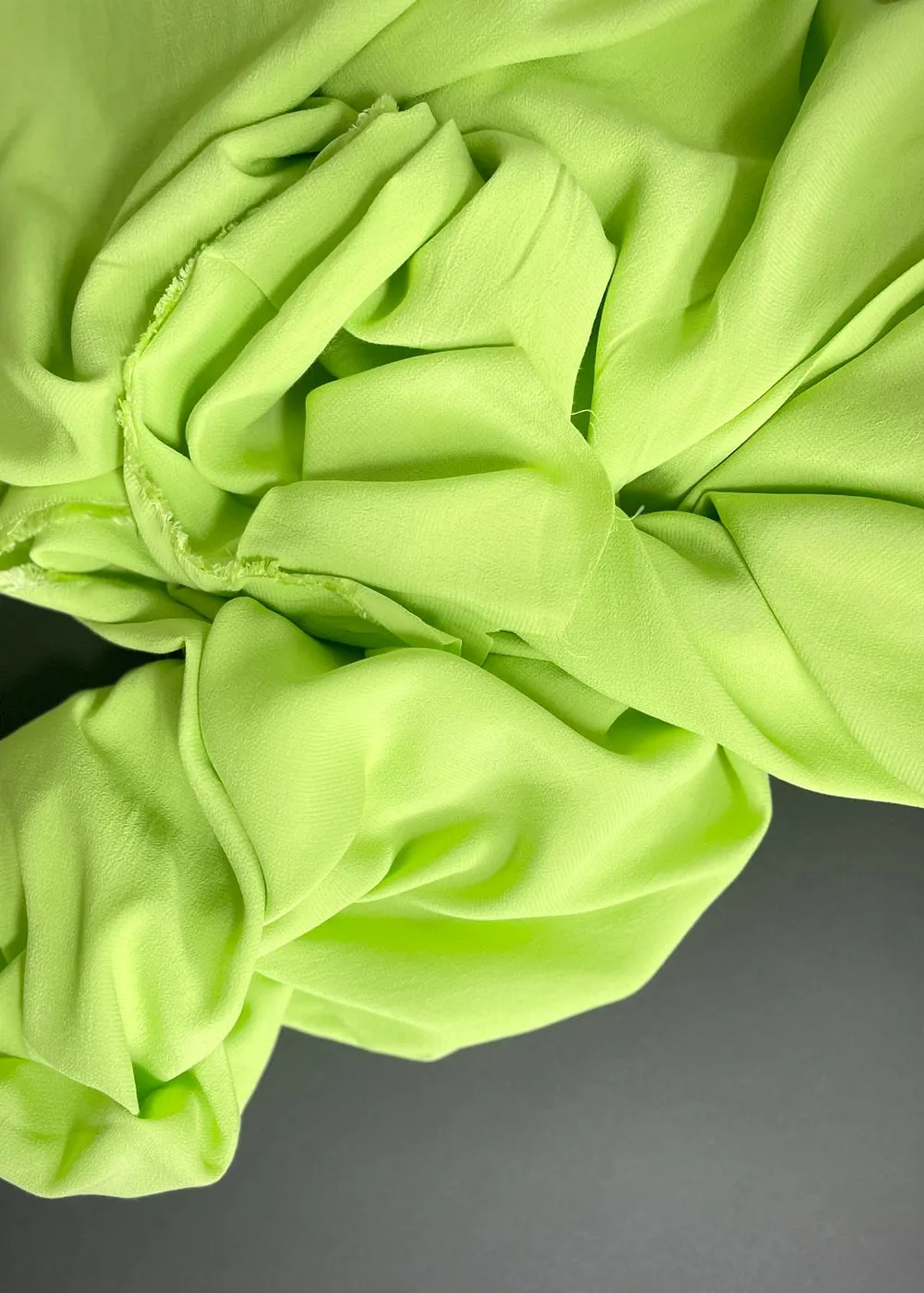 Viscose Moss Crepe - Island Lime