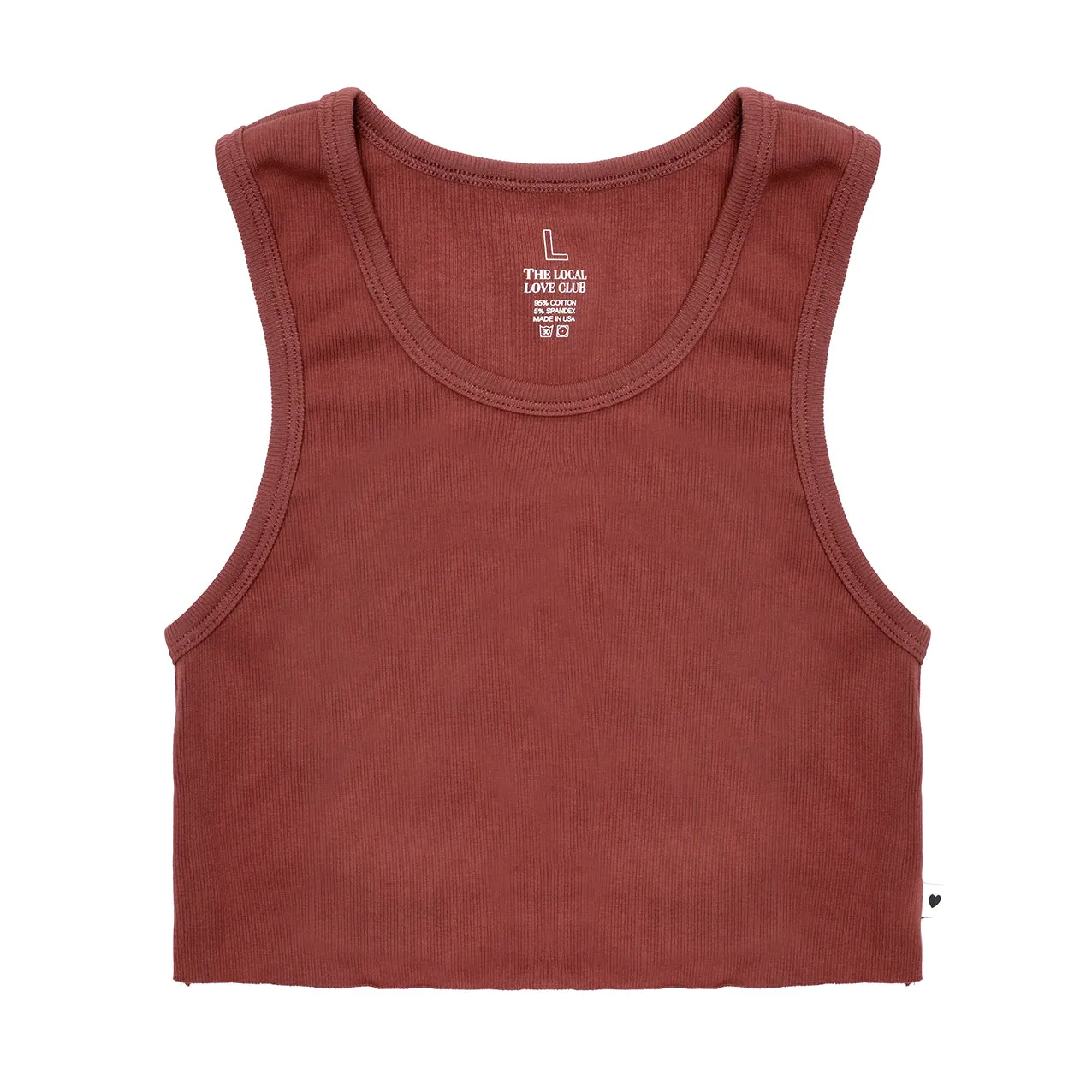 Vitals Tank in Brick Red