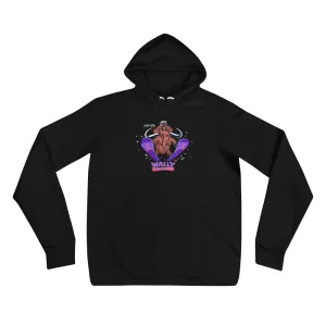 Wally launching snowboard hoodie