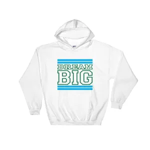 White Carolina Blue and Green Hooded Sweatshirt