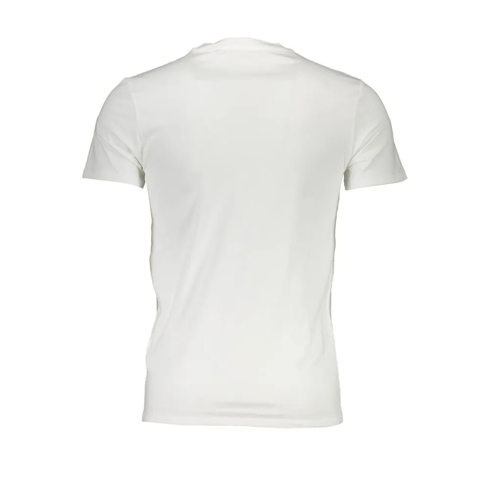 White Cotton Men T-Shirt