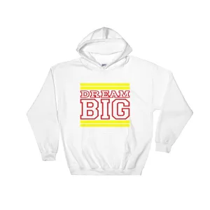 White Yellow and Red Hooded Sweatshirt