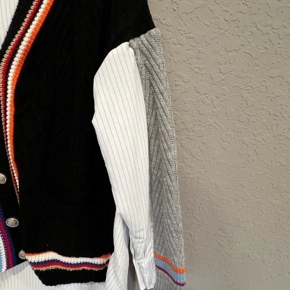 Women knit cropped sweater