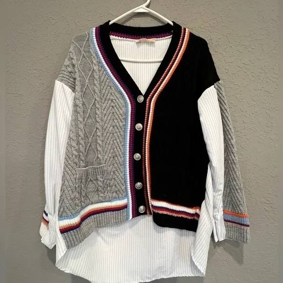 Women knit cropped sweater