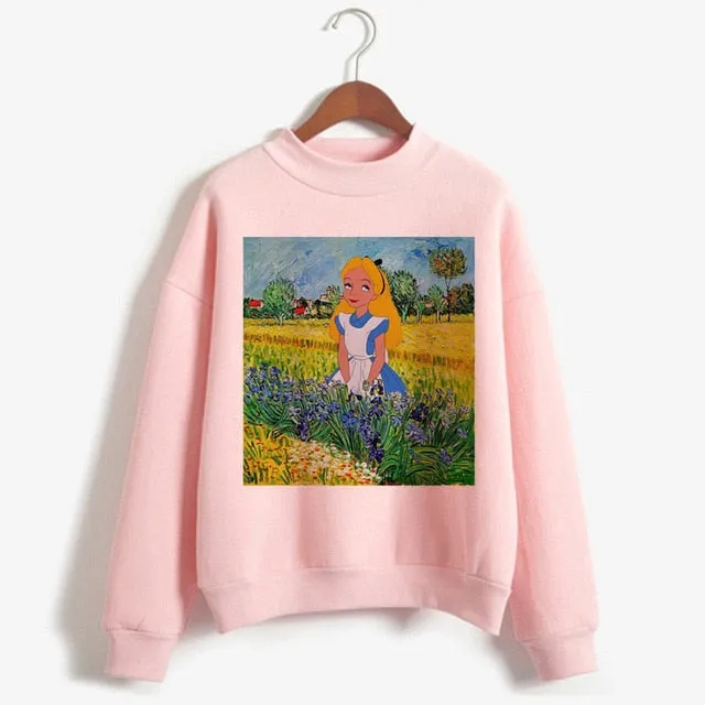 Women Vogue Princess Hoodie Dark Princess Sweatshirt