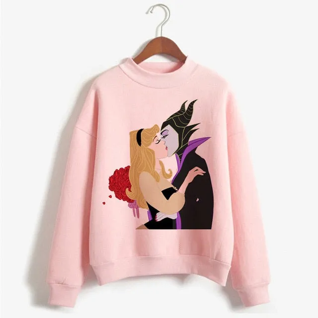 Women Vogue Princess Hoodie Dark Princess Sweatshirt