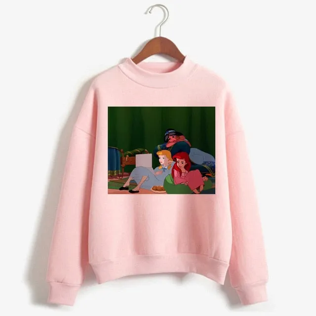 Women Vogue Princess Hoodie Dark Princess Sweatshirt