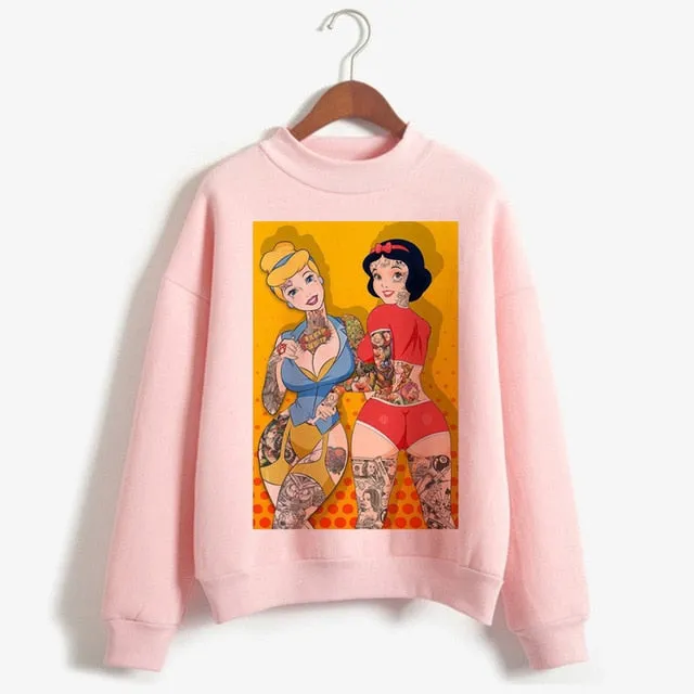 Women Vogue Princess Hoodie Dark Princess Sweatshirt