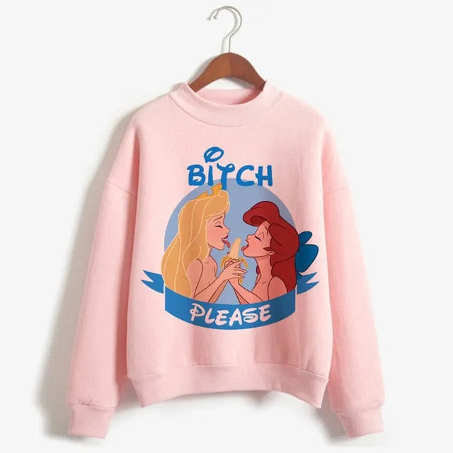 Women Vogue Princess Hoodie Dark Princess Sweatshirt