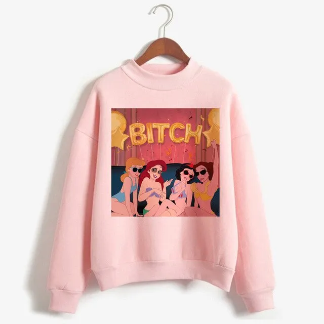 Women Vogue Princess Hoodie Dark Princess Sweatshirt