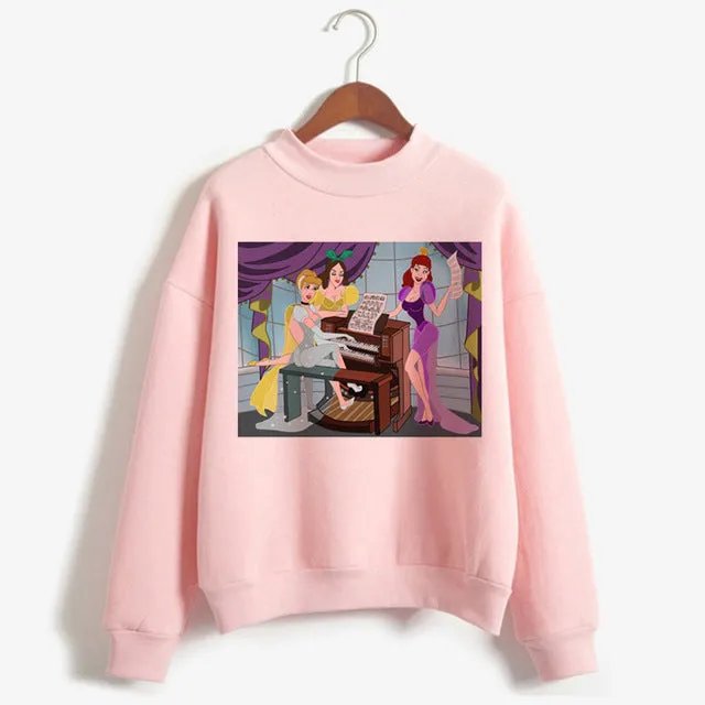 Women Vogue Princess Hoodie Dark Princess Sweatshirt