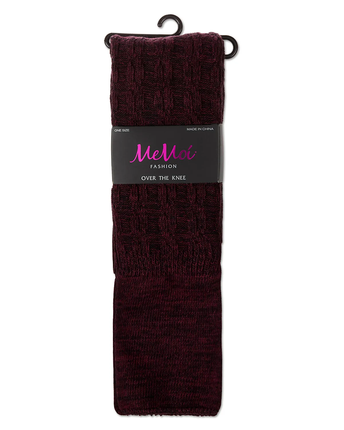 Women's Cotton Rich "Wintry Cable" Over the Knee Socks