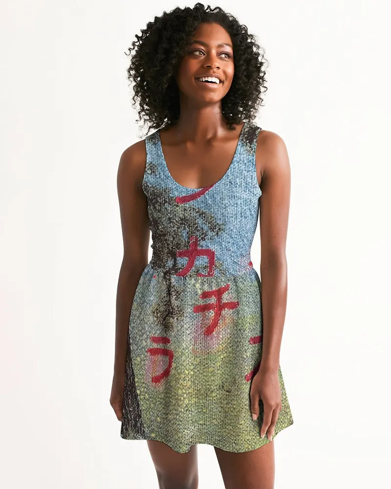 Women's Scoop Neck Skater Dress
