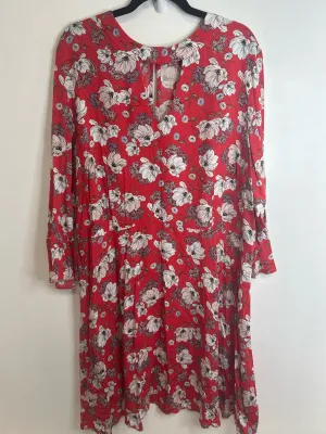 Womens Size 20 Misses Red Simply Be NWT Dress