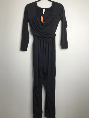 Womens Size Med Misses Black Daily Practice Romper
