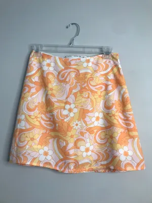 Womens Size XSm Misses Orange Hollister Skirt
