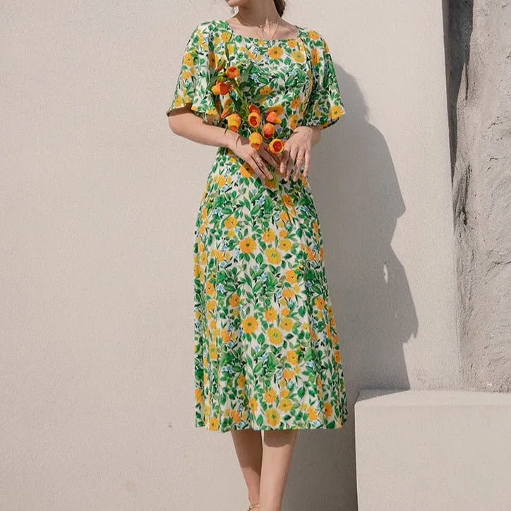 Women's Summer Show Waist Party Dress Dress