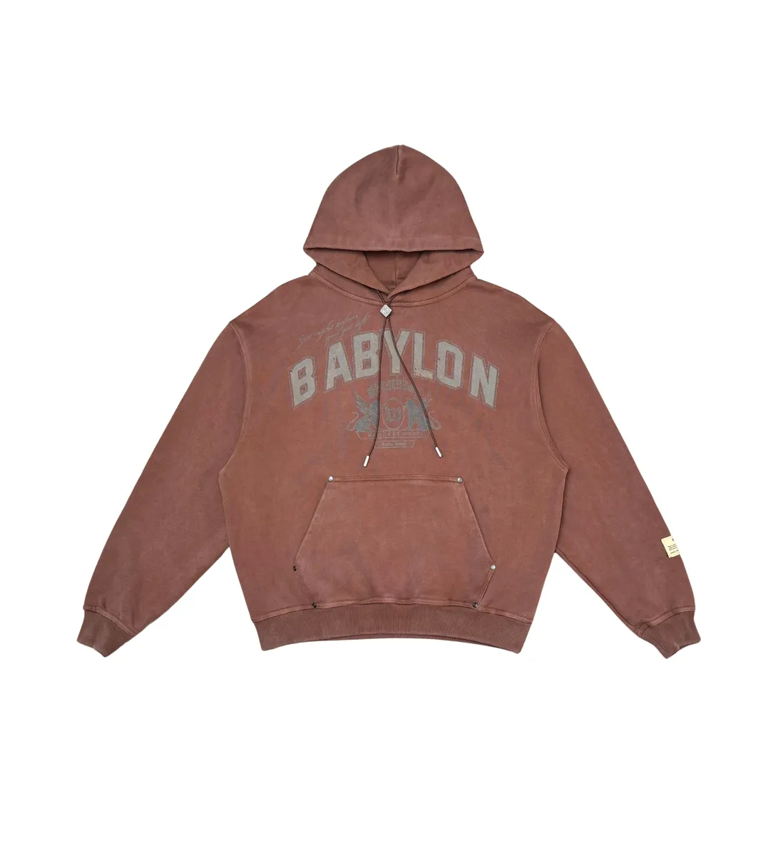 Wrathboy BABYLON HOODIE (BROWN)