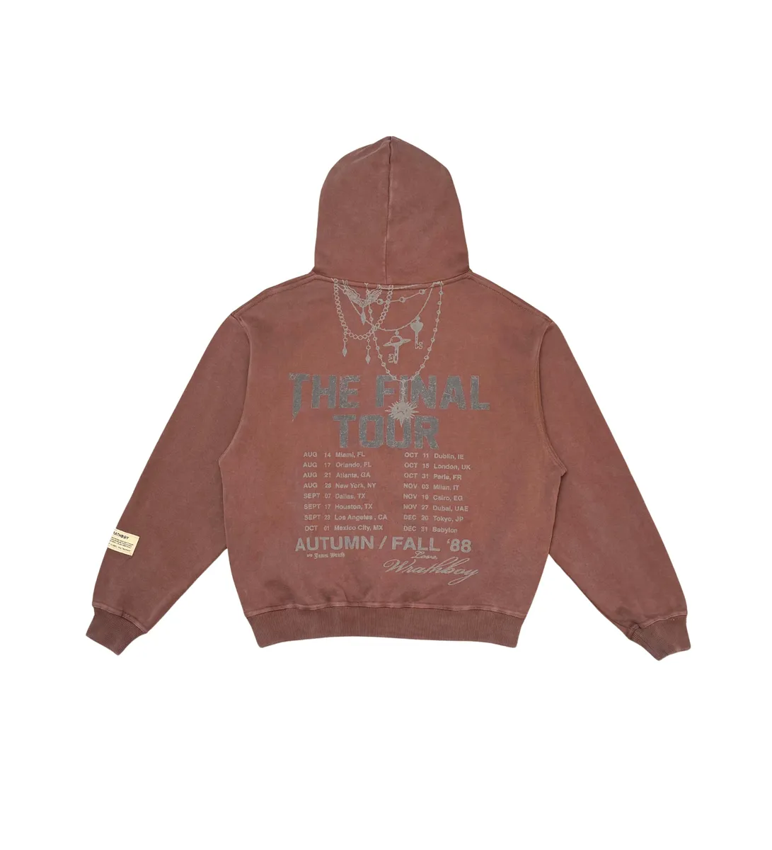 Wrathboy BABYLON HOODIE (BROWN)