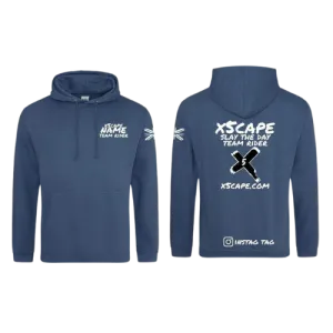 X5CAPE Custom Team Rider Hoodie - Airforce Blue