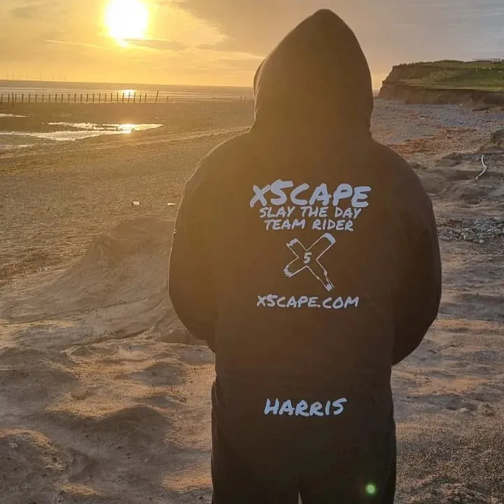 X5CAPE Custom Team Rider Hoodie - Airforce Blue