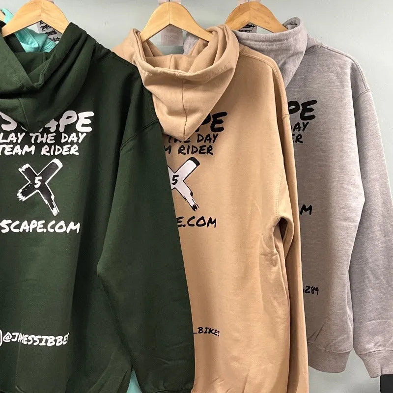 X5CAPE Custom Team Rider Hoodie - Grey
