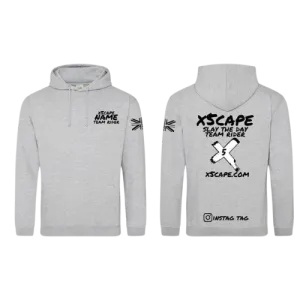 X5CAPE Custom Team Rider Hoodie - Grey