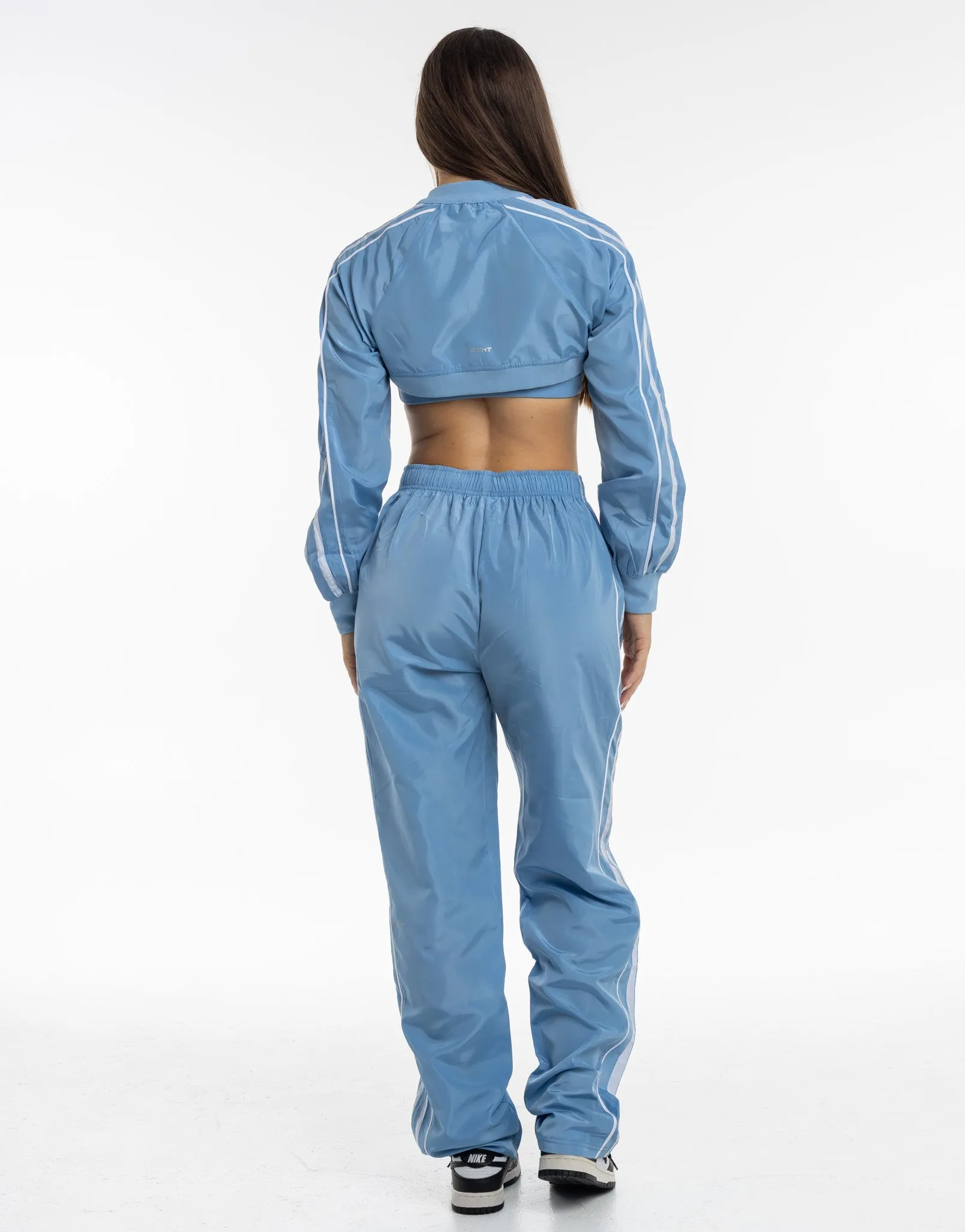Y2K Retro Speed Jacket - Process Blue