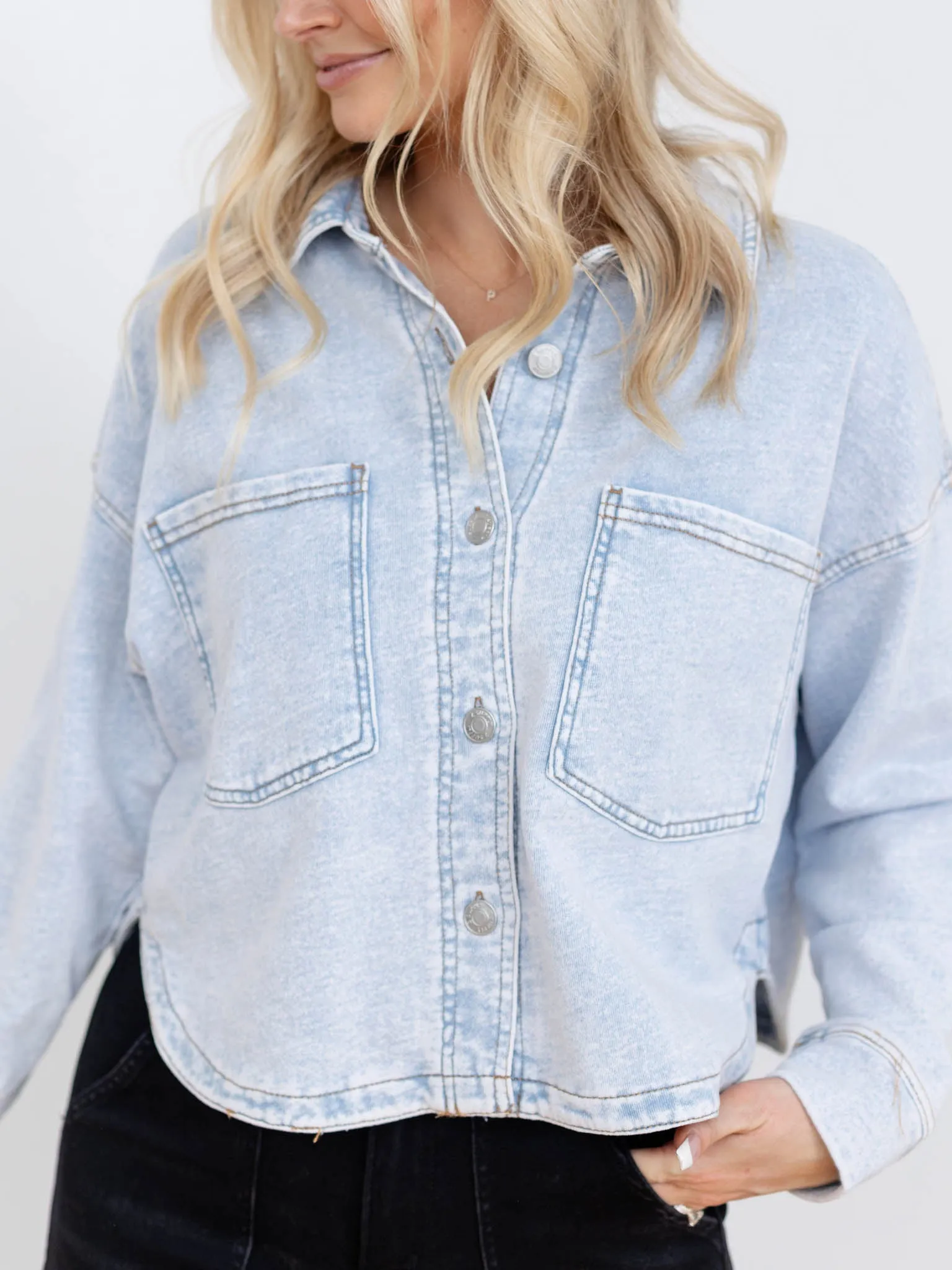 Z Supply Cropped Knit Jacket
